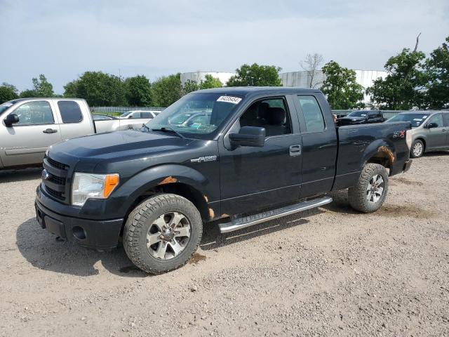 1FTFX1EFXEFB58455 - 2014 FORD F150 SUPER CAB BLACK photo 1