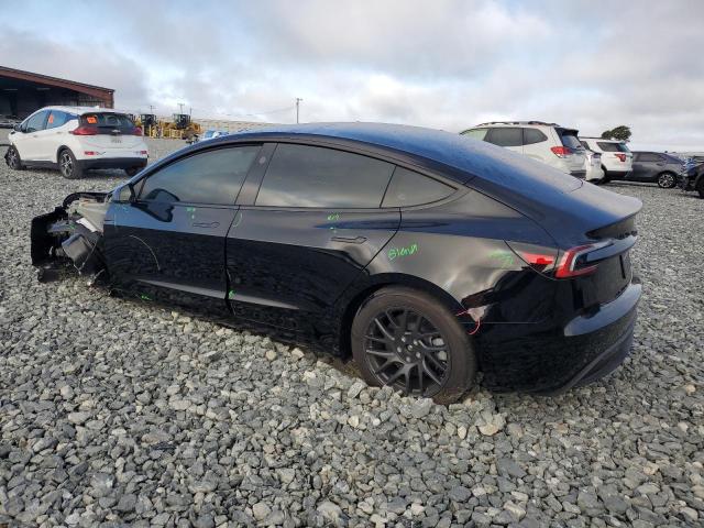 5YJ3E1EA0SF907891 - 2025 TESLA MODEL 3 BLACK photo 2