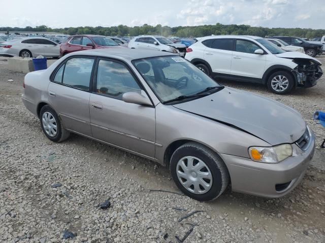 1NXBR12E31Z549565 - 2001 TOYOTA COROLLA CE TAN photo 4