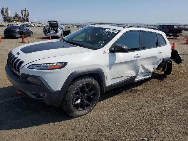 1C4PJMBS0HW588816 - 2017 JEEP CHEROKEE TRAILHAWK WHITE photo 1