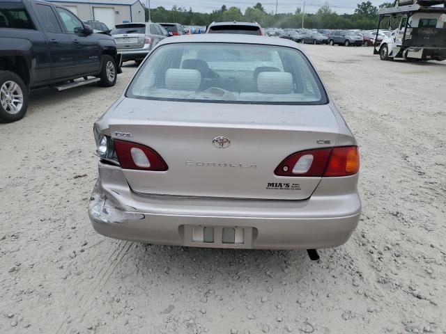 1NXBR12E9YZ413824 - 2000 TOYOTA COROLLA VE BEIGE photo 6