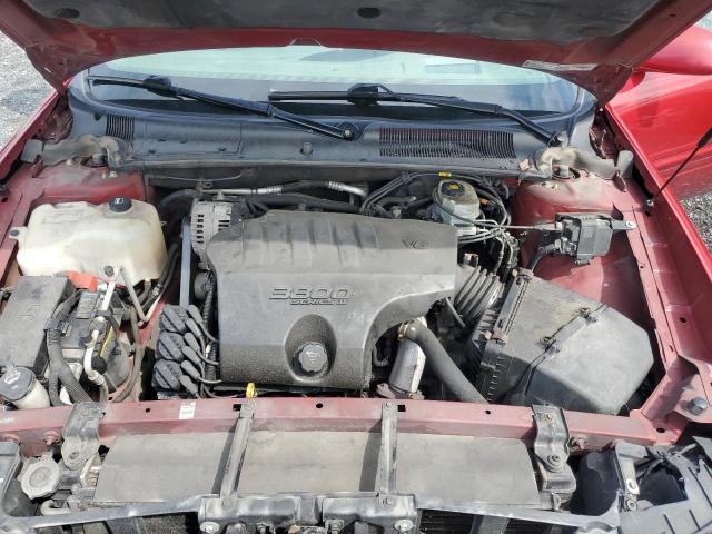 1G4HR54K43U234023 - 2003 BUICK LESABRE LIMITED RED photo 11