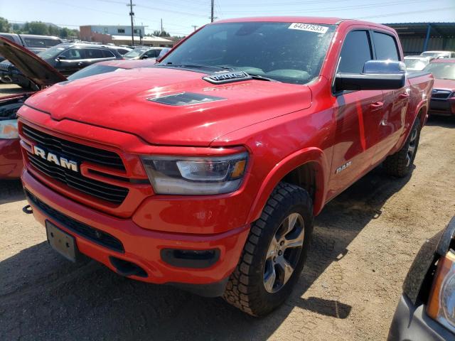 1C6SRFJT8KN630467 - 2019 RAM 1500 LARAMIE RED photo 1