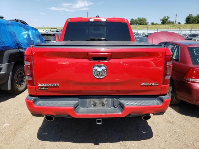 1C6SRFJT8KN630467 - 2019 RAM 1500 LARAMIE RED photo 6