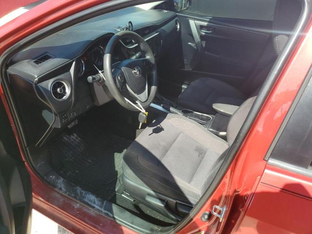 2T1BURHE5KC139907 - 2019 TOYOTA COROLLA L RED photo 7