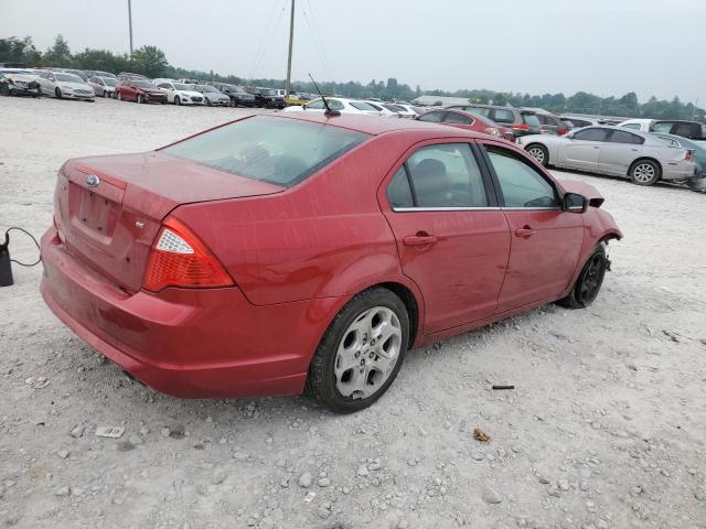 3FAHP0HA3AR295081 - 2010 FORD FUSION SE RED photo 3