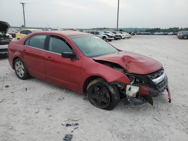 3FAHP0HA3AR295081 - 2010 FORD FUSION SE RED photo 4