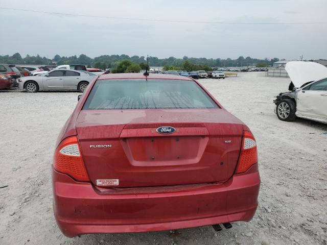 3FAHP0HA3AR295081 - 2010 FORD FUSION SE RED photo 6