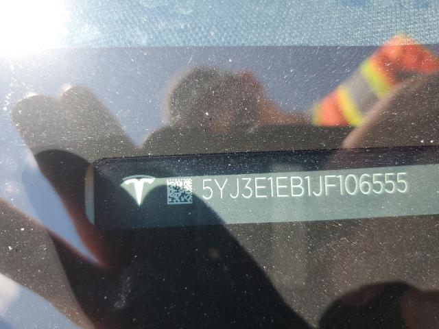5YJ3E1EB1JF106555 - 2018 TESLA MODEL 3 ORANGE photo 12