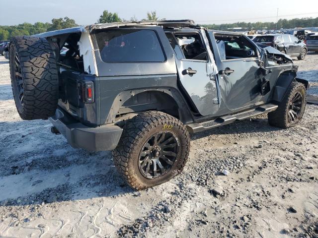 1C4BJWEG9HL581670 - 2017 JEEP WRANGLER SAHARA GRAY photo 3