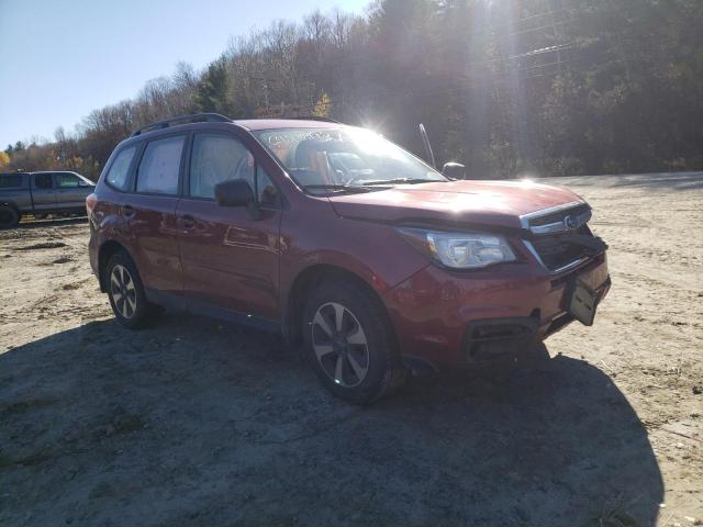 JF2SJABC5JH569935 - 2018 SUBARU FORESTER 2.5I BURGUNDY photo 1