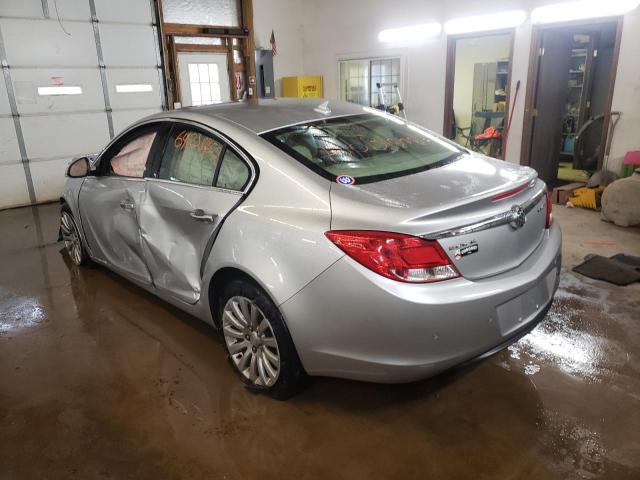 2G4GS5EK5C9158114 - 2012 BUICK REGAL PREMIUM SILVER photo 3