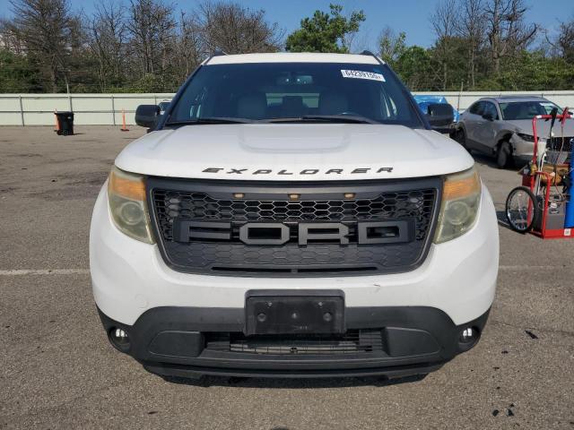 1FM5K7D82DGB07620 - 2013 FORD EXPLORER XLT WHITE photo 5