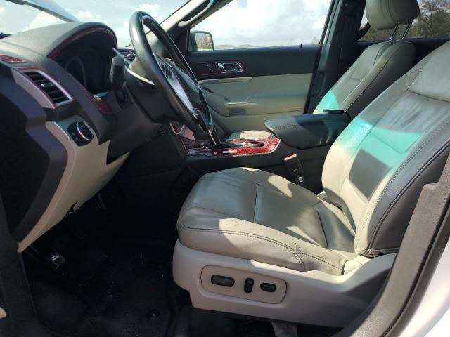 1FM5K7D82DGB07620 - 2013 FORD EXPLORER XLT WHITE photo 7