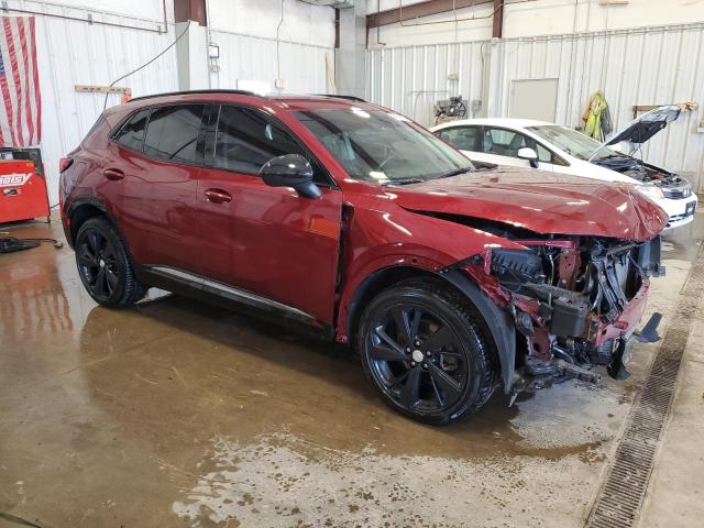 LRBAZLR41MD166817 - 2021 BUICK ENVISION PREFERRED RED photo 4