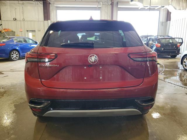 LRBAZLR41MD166817 - 2021 BUICK ENVISION PREFERRED RED photo 6