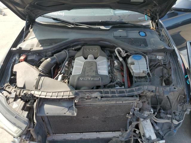 WAUHGAFC1FN031319 - 2015 AUDI A6 PRESTIGE შავი ფოტო 11