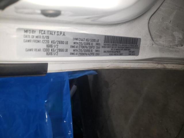 ZFBHRFBB3L6P86715 - 2020 RAM PROMASTER SLT WHITE photo 14