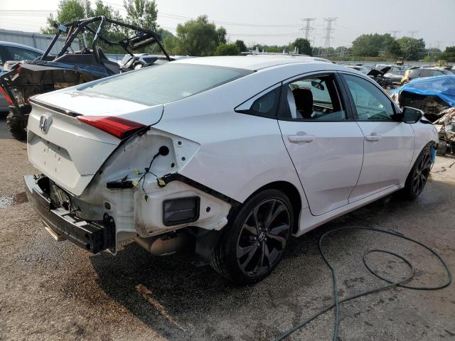 2HGFC2F80KH506275 - 2019 HONDA CIVIC SPORT WHITE photo 3