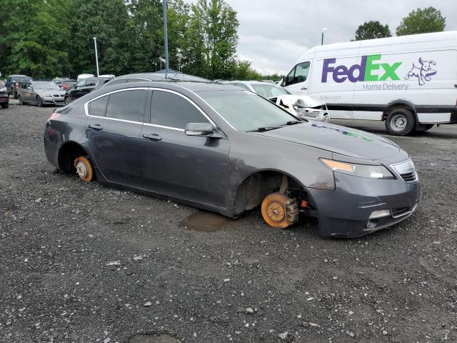 19UUA8F57CA007799 - 2012 ACURA TL GRAY photo 4