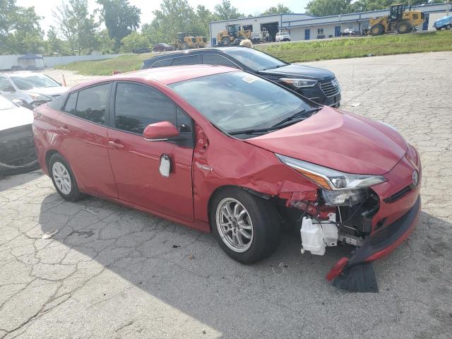 JTDKAMFU4N3190236 - 2022 TOYOTA PRIUS NIGHT SHADE RED photo 4