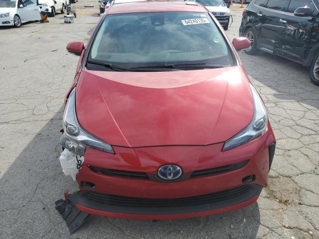 JTDKAMFU4N3190236 - 2022 TOYOTA PRIUS NIGHT SHADE RED photo 5