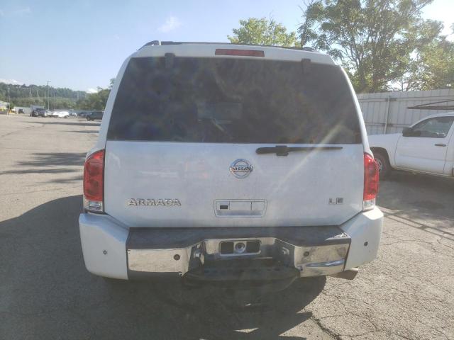 5N1BA08C77N701311 - 2007 NISSAN ARMADA SE WHITE photo 6