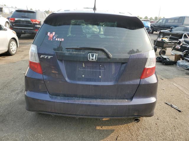 JHMGE8G44AC033699 - 2010 HONDA FIT SPORT BLUE photo 6