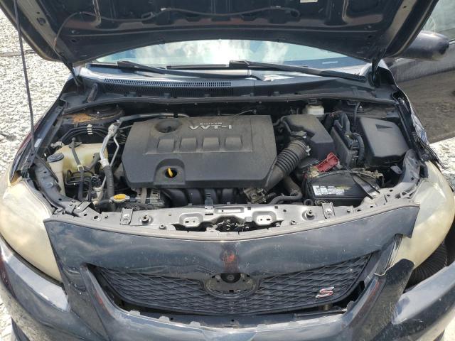 1NXBU4EE5AZ291920 - 2010 TOYOTA COROLLA BASE შავი ფოტო 11