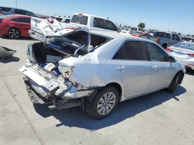 4T1BD1FK0CU059134 - 2012 TOYOTA CAMRY HYBRID SILVER photo 3