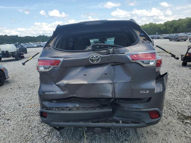 5TDKKRFH6GS127573 - 2016 TOYOTA HIGHLANDER XLE 石墨色 照片 6
