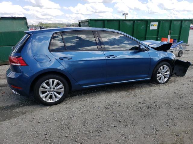 3VWB17AU4JM282705 - 2018 VOLKSWAGEN GOLF S BLUE photo 3