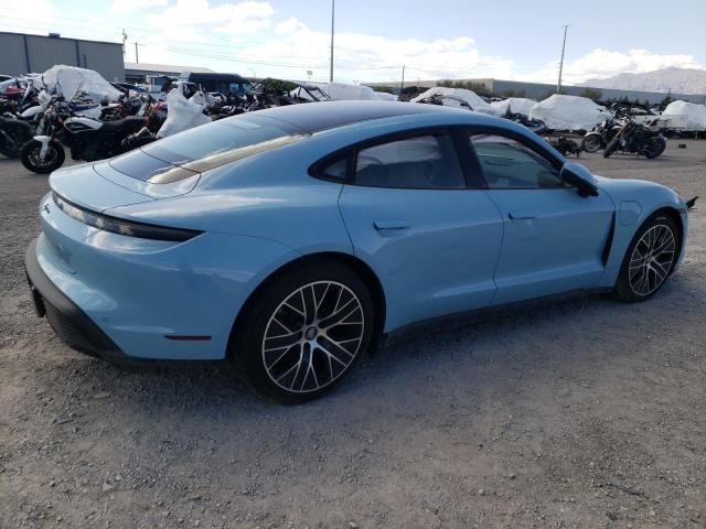 WP0AA2Y14NSA13357 - 2022 PORSCHE TAYCAN BLUE photo 3