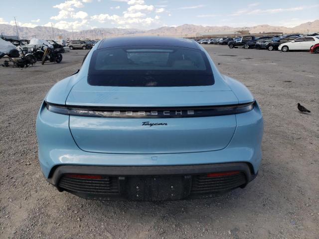 WP0AA2Y14NSA13357 - 2022 PORSCHE TAYCAN BLUE photo 6