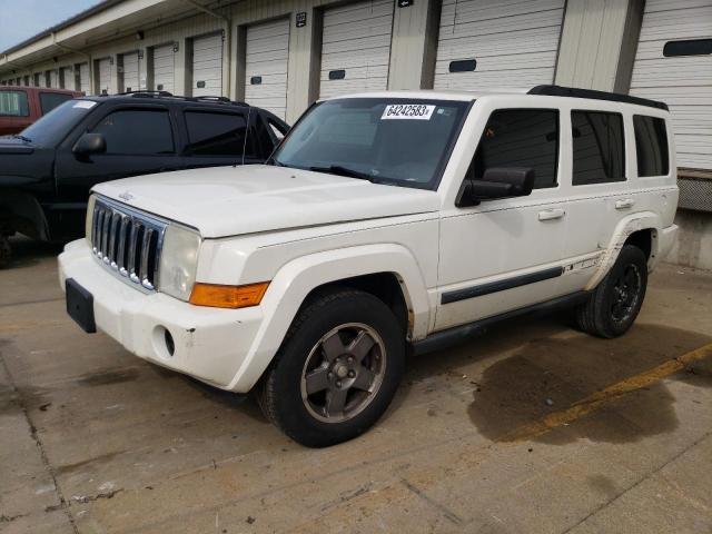 1J8HG48K37C700883 - 2007 JEEP COMMANDER WHITE photo 1