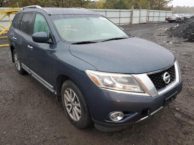 5N1AR2MM5EC641732 - 2014 NISSAN PATHFINDER S 蓝色 照片 1