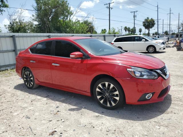 3N1AB7AP2KY340233 - 2019 NISSAN SENTRA S RED photo 4