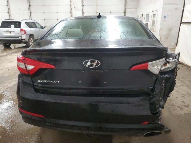 5NPE24AF0GH278274 - 2016 HYUNDAI SONATA SE BLACK photo 6