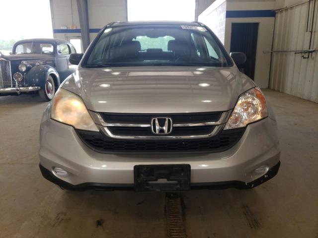 5J6RE3H3XAL014457 - 2010 HONDA CR-V LX SILVER photo 5