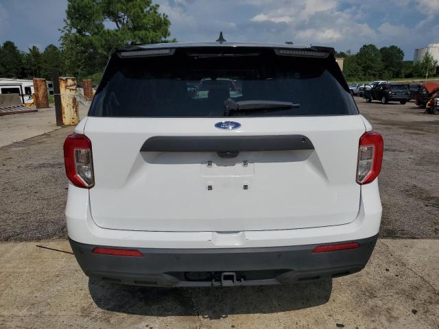 1FM5K8AB8PGB11195 - 2023 FORD EXPLORER POLICE INTERCEPTOR WHITE photo 6