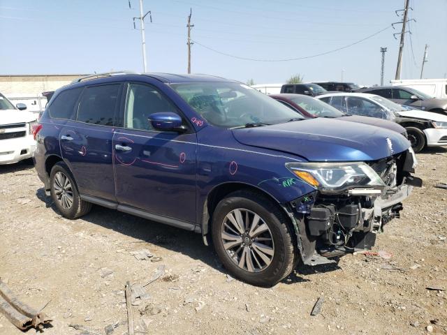 5N1DR2MM7HC642317 - 2017 NISSAN PATHFINDER S BLUE photo 4