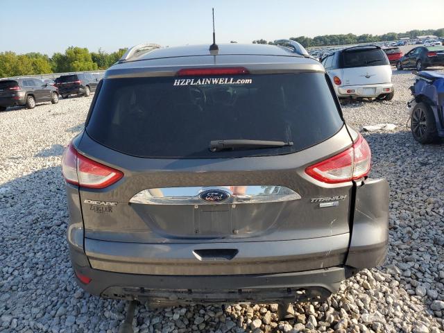 1FMCU9J93EUB66317 - 2014 FORD ESCAPE TITANIUM GRAY photo 6