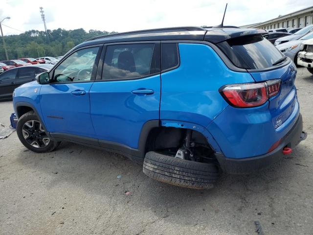 3C4NJDDB6JT129855 - 2018 JEEP COMPASS TRAILHAWK BLUE photo 2