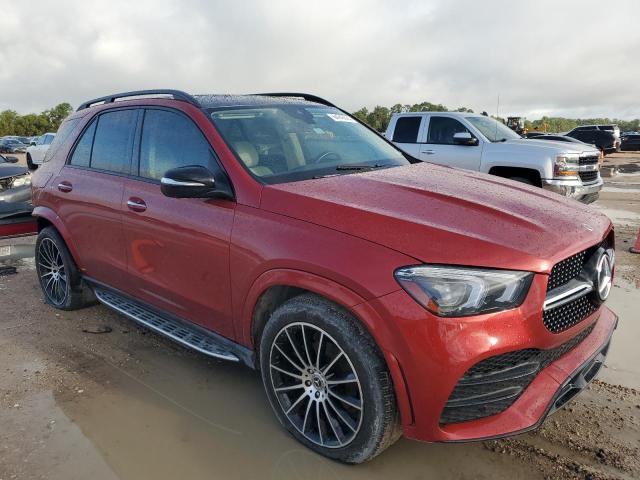 4JGFB4JB2MA470568 - 2021 MERCEDES-BENZ GLE 350 RED photo 4