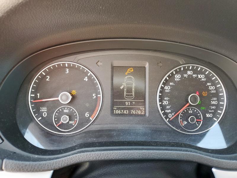 1VWBN7A35DC144057 - 2013 VOLKSWAGEN PASSAT SE Boz foto 9