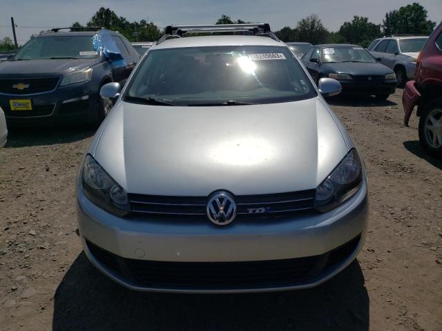 3VWPL8AJ0BM618153 - 2011 VOLKSWAGEN JETTA TDI SILVER photo 5