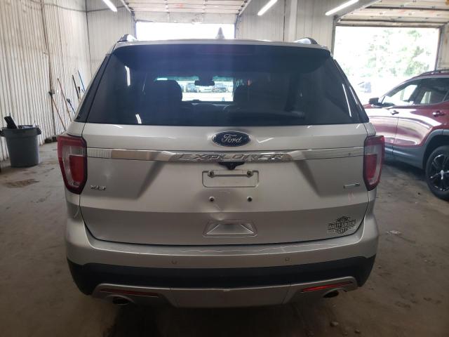 1FM5K8D84GGB95032 - 2016 FORD EXPLORER XLT SILVER photo 6