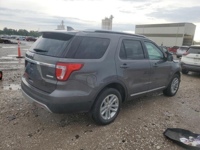 1FM5K7DH3GGA01794 - 2016 FORD EXPLORER XLT ნაცრისფერი ფოტო 3