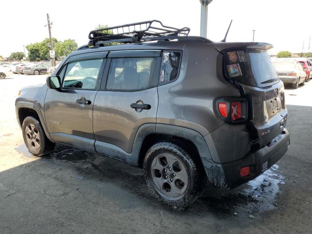 ZACCJBAB7JPG94767 - 2018 JEEP RENEGADE SPORT GRAY photo 2