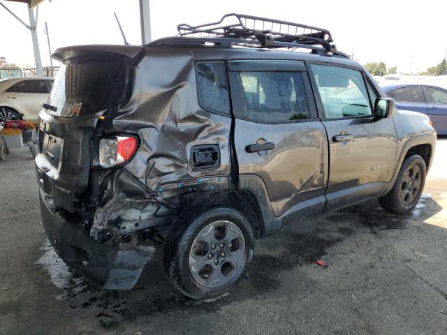 ZACCJBAB7JPG94767 - 2018 JEEP RENEGADE SPORT GRAY photo 3